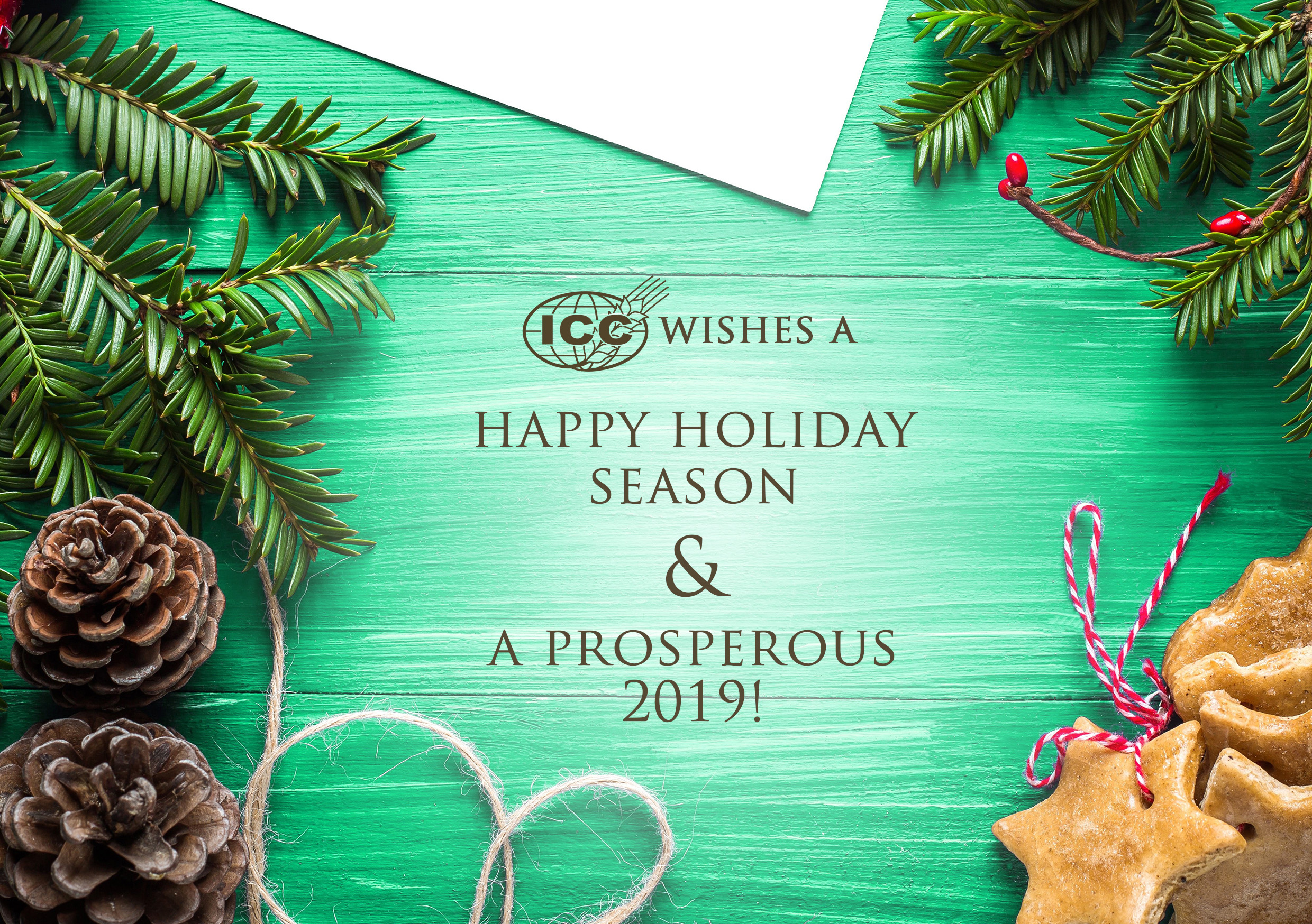 ICC Season's Greetings and new postal address