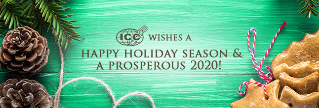 ICC Season's Greetings and new postal address