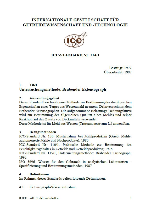 114/1 Untersuchungsmethode: Brabender-Extensograph [PDF]