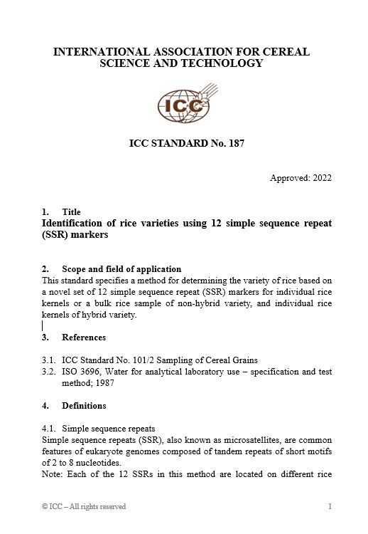 187 Identification of rice varieties using 12 simple sequence repeat (SSR) markers [PDF]